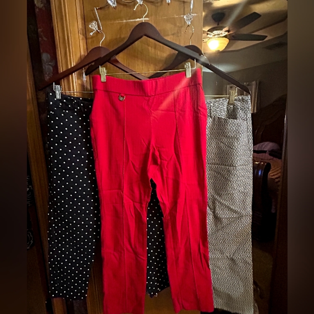 2 Pairs Of Barely Worn Liz Claiborne Size 12 Dress Pants And Rafaella Size 12.